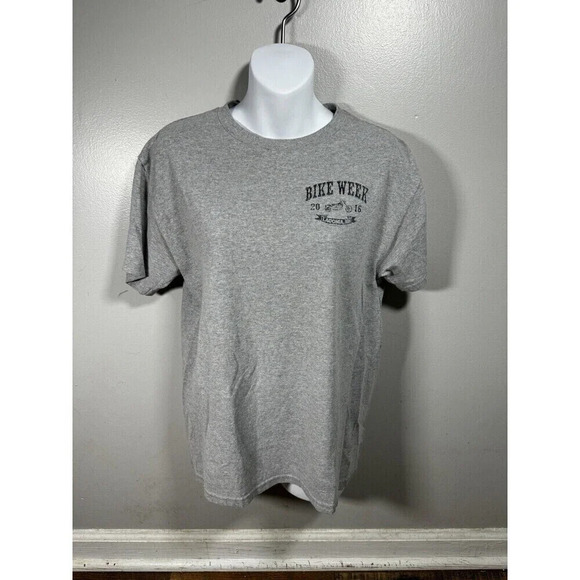 Daytona Beach 2016 Bike Week T-Shirt Gray Tee Adult Size M - Picture 1 of 3